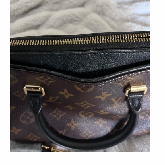 Louis Vuitton Black and Brown Monogram Tote - Picture 3 of 16
